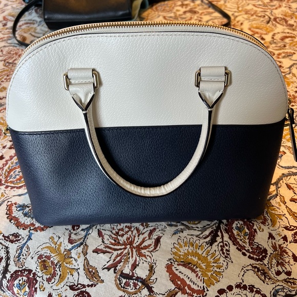 Kate Spade Blue & White Purse - Picture 3 of 4